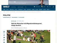 Bild zum Artikel: Zahl der Menschen mit Migrationshintergrund steigt deutlich