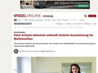 Bild zum Artikel: Fields-Medaille: Peter Scholze bekommt weltweit höchste Auszeichnung für Mathematiker