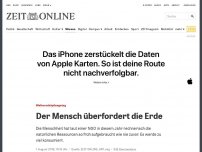 Bild zum Artikel: Welterschöpfungstag: Der Mensch überfordert die Erde