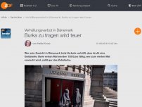 Bild zum Artikel: Burka zu tragen wird teuer