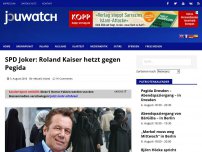 Bild zum Artikel: SPD Joker: Roland Kaiser hetzt gegen Pegida