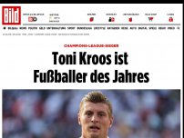Bild zum Artikel: Champions-League-Sieger - Toni Kroos ist Fußballer des Jahres