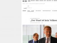Bild zum Artikel: FDP-Chef: Lindner kritisiert allgemeine Dienstpflicht als „Freiheitseingriff“