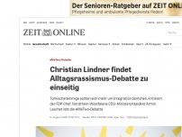 Bild zum Artikel: #MeTwo-Debatte: Christian Lindner findet Alltagsrassismus-Debatte zu einseitig