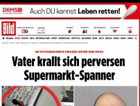 Bild zum Artikel: Frauen unter den Rock fotografiert - Vater krallt sich perversen Supermarkt-Spanner