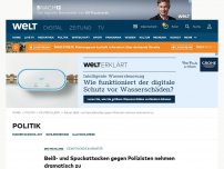 Bild zum Artikel: Beiß- und Spuckattacken gegen Polizisten nehmen dramatisch zu