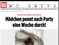 Bild zum Artikel: Sie geht nicht einmal zur Toilette - Mädchen pennt nach Party eine Woche durch!