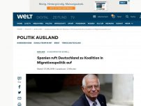 Bild zum Artikel: Spanien ruft Deutschland zu Koalition in Migrationspolitik auf