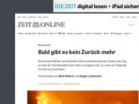 Bild zum Artikel: Klimawandel: Bald gibt es kein Zurück mehr