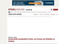 Bild zum Artikel: Sexismus in Japan: Hochschule manipulierte Tests, um Frauen am Studium zu hindern