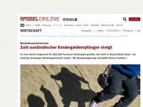 Bild zum Artikel: Bundesfinanzministerium: Zahl ausländischer Kindergeldempfänger steigt