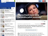 Bild zum Artikel: 'Deutschland muss seine Fachkräfte selbst ausbilden'