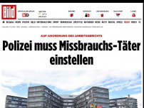 Bild zum Artikel: Arbeitsgericht beschließt - Polizei muss Missbrauchs-Täter einstellen