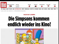 Bild zum Artikel: Nach elf Jahren - Die Simpsons kommen endlich wieder ins Kino!