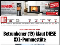 Bild zum Artikel: Nach Kirmes-Besuch in Herne - Betrunkener (19) klaut DIESE XXL-Pommestüte