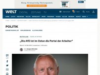 Bild zum Artikel: „Die AfD ist im Osten die Partei der Arbeiter“