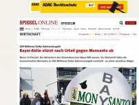 Bild zum Artikel: 290 Millionen Dollar Schmerzensgeld: Bayer-Aktie stürzt nach Urteil gegen Monsanto ab