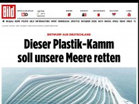 Bild zum Artikel: Entwurf aus Deutschland - Dieser Plastik-Kamm soll unsere Meere retten