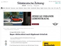 Bild zum Artikel: Pestizid: Bayer-Aktie stürzt nach Glyphosat-Urteil ab