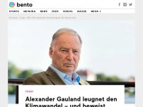 Bild zum Artikel: Alexander Gauland leugnet den Klimawandel – und beweist damit, dass er absolut keine Ahnung hat