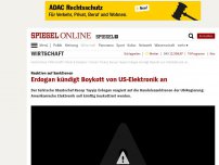 Bild zum Artikel: Reaktion auf Sanktionen: Erdogan kündigt Boykott von US-Elektronik an