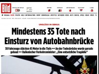 Bild zum Artikel: Italien - Autobahnbrücke in Genua eingestürzt