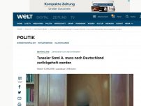 Bild zum Artikel: Tunesier Sami A. muss nach Deutschland zurückgeholt werden