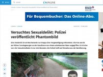 Bild zum Artikel: Versuchtes Sexualdelikt: Polizei veröffentlicht Fahndungsfoto