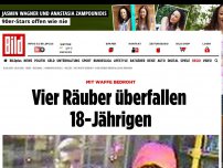 Bild zum Artikel: Mit Waffe bedroht - Vier Räuber überfallen 18-Jährigen