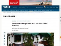 Bild zum Artikel: Restaurant auf Rügen lässt ab 17 Uhr keine Kinder mehr rein