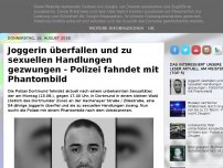 Bild zum Artikel: Joggerin überfallen und zu sexuellen Handlungen gezwungen - Polizei fahndet mit Phantombild