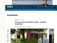 Bild zum Artikel: Angreifer ersticht Arzt und verletzt Helferin