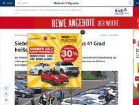 Bild zum Artikel: Hund aus 41 Grad heißem Auto gerettet