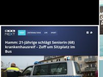 Bild zum Artikel: Hamm: 21-Jährige schlägt Seniorin krankenhausreif – Zoff um Sitzplatz im Bus