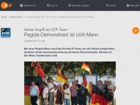 Bild zum Artikel: Pegida-Demonstrant ist LKA-Mann