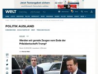 Bild zum Artikel: Werden wir gerade Zeugen vom Ende der Präsidentschaft Trump?