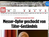 Bild zum Artikel: „In meiner Kultur darf man töten“ - Messer-Opfer geschockt von Täter-Geständnis