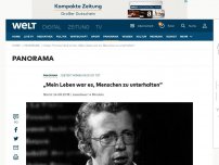 Bild zum Artikel: „Mein Leben war es, Menschen zu unterhalten“