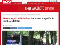 Bild zum Artikel: Messerangriff in Linienbus: Gutachter: Angreifer ist nicht schuldfähig