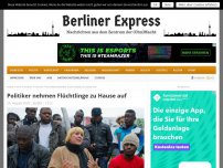 Bild zum Artikel: Politiker nehmen Flüchtlinge zu Hause auf