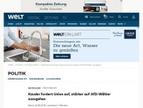 Bild zum Artikel: Kauder fordert Union auf, stärker auf AfD-Wähler zuzugehen