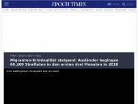 Bild zum Artikel: Migranten-Kriminalität steigend: Ausländer haben 66.200 Straftaten in den ersten drei Monaten in 2018 begangen