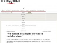 Bild zum Artikel: 'Wir müssen den Begriff der Nation zurückerobern'