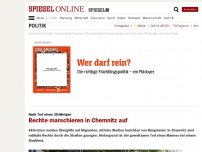 Bild zum Artikel: Nach Tod eines 35-Jährigen: Rechte marschieren in Chemnitz auf