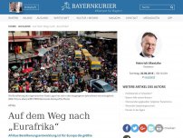 Bild zum Artikel: Auf dem Weg nach „Eurafrika“