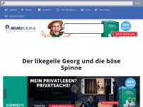 Bild zum Artikel: Der likegeile Georg und die böse Spinne