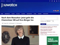 Bild zum Artikel: Nach dem Massaker: Jetzt geht die Chemnitzer OB auf ihre Bürger los