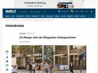 Bild zum Artikel: 23-Jähriger nahe der Königsallee niedergestochen - Lebensgefahr