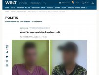 Bild zum Artikel: Yousif A. war mehrfach vorbestraft