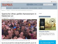 Bild zum Artikel: Spanische Ultras greifen Kameramann in Katalonien an